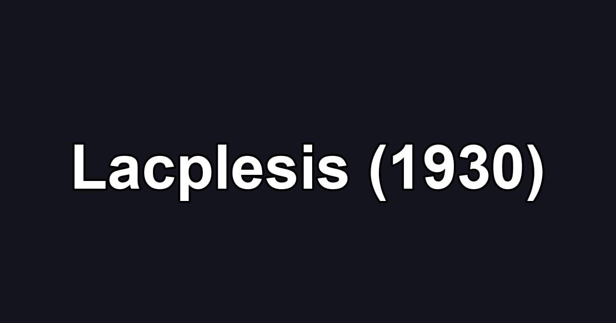 Lacplesis (1930)