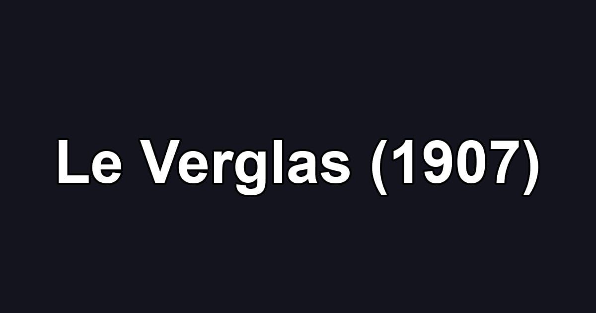 Le Verglas (1907)