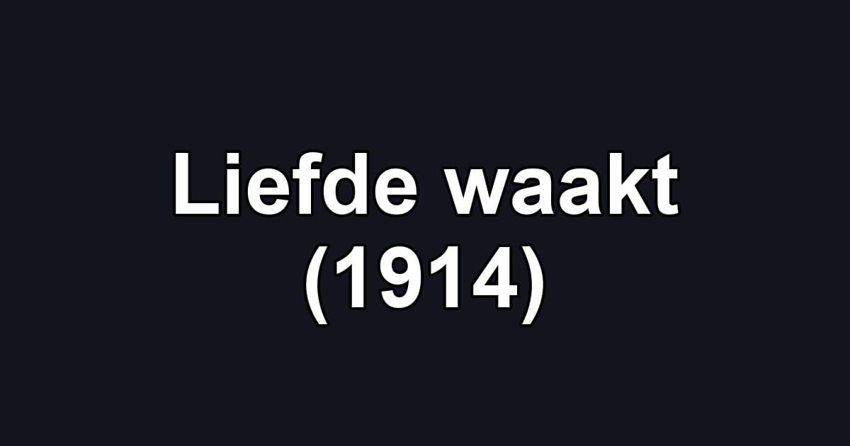 Liefde waakt (1914)