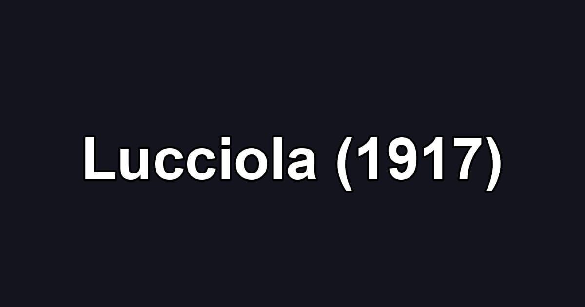 Lucciola (1917)