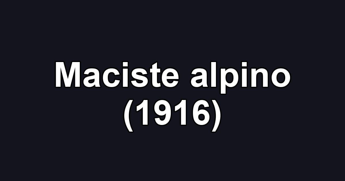 Maciste alpino (1916)