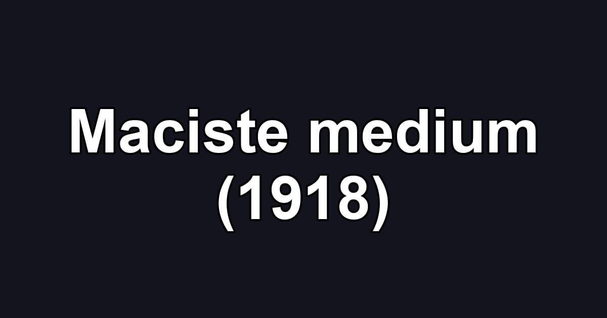 Maciste medium (1918)