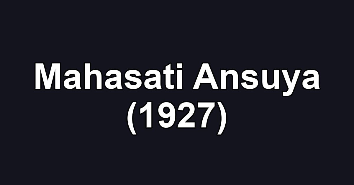 Mahasati Ansuya (1927)