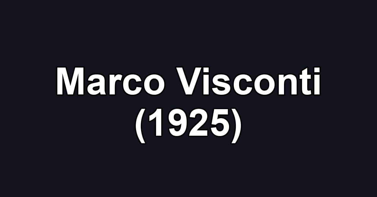 Marco Visconti (1925)