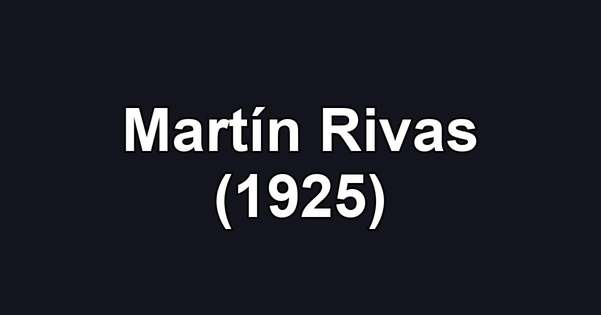 Martín Rivas (1925)