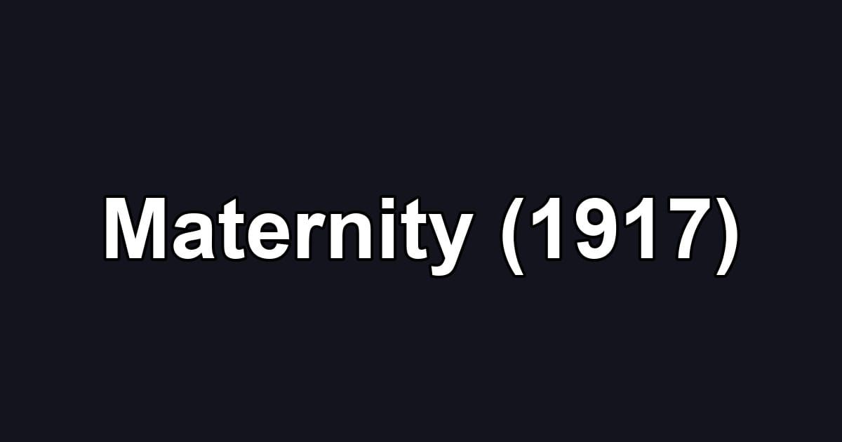 Maternity (1917)
