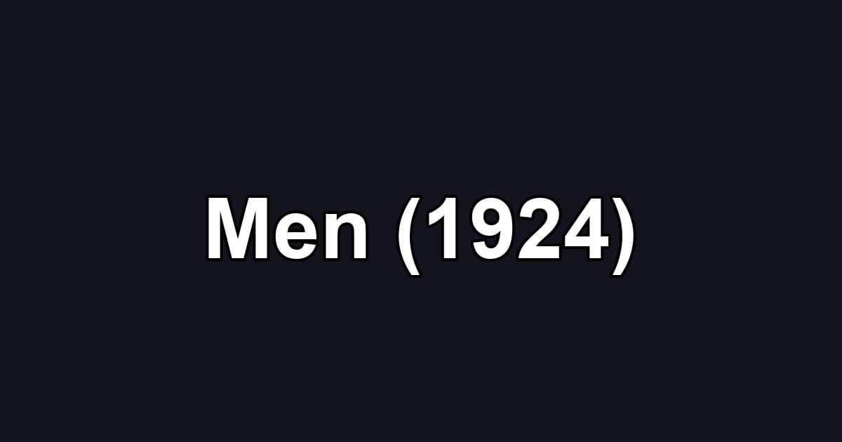Men (1924)