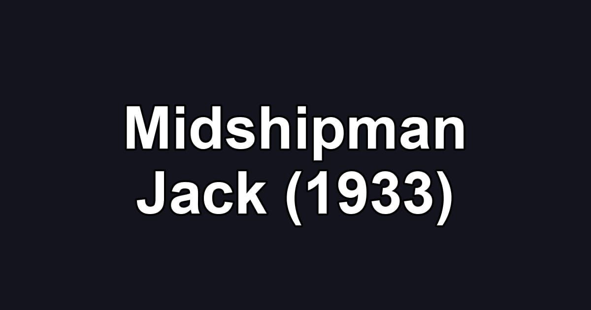 Midshipman Jack (1933)