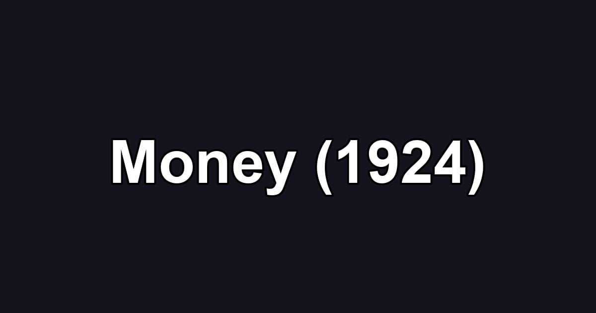 Money (1924)