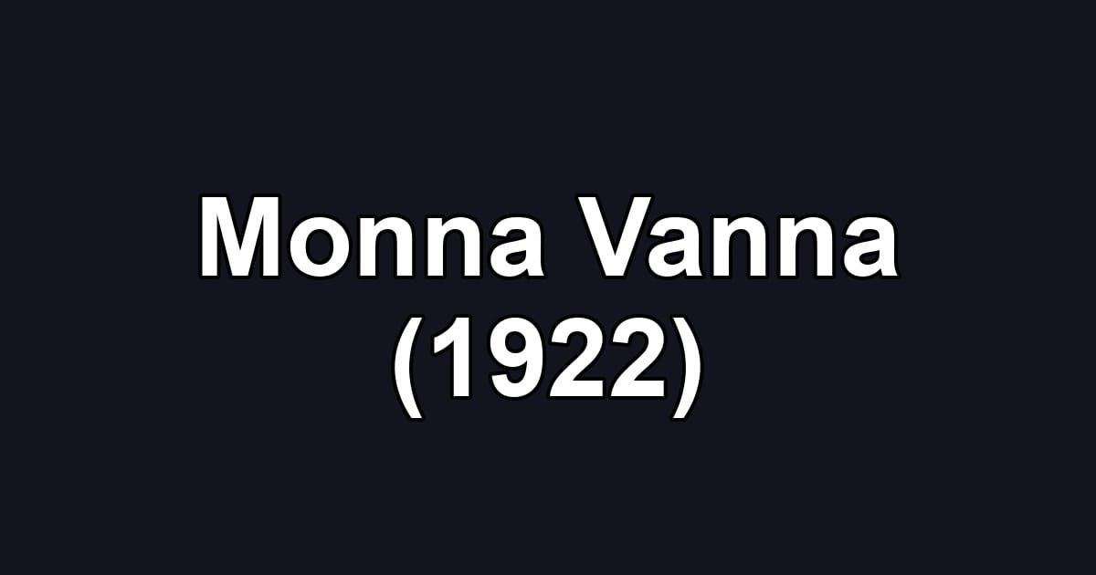 Monna Vanna (1922)