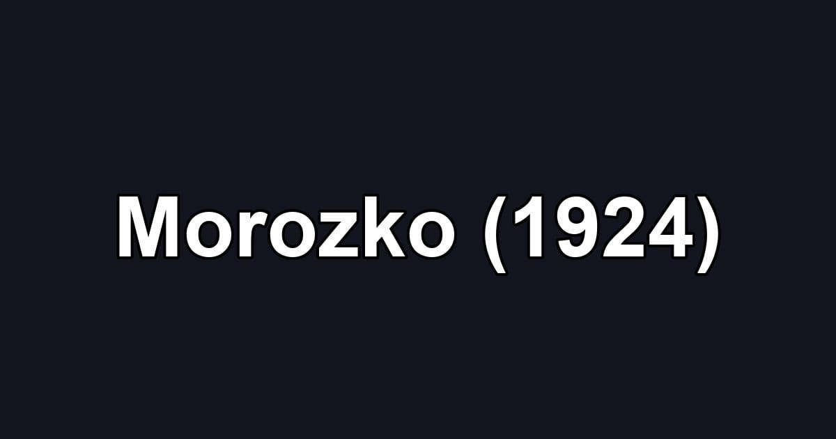 Morozko (1924)