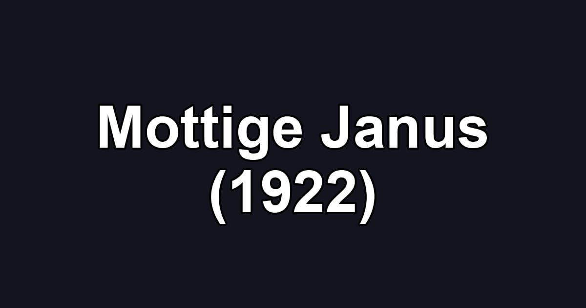 Mottige Janus (1922)