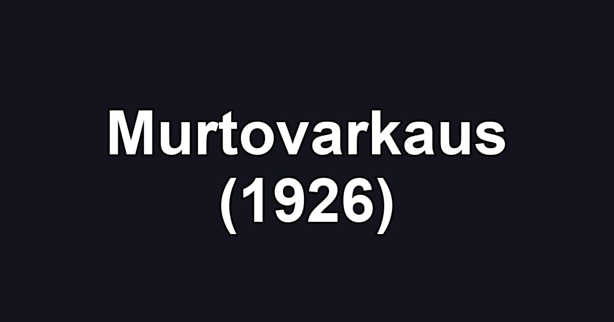 Murtovarkaus (1926)
