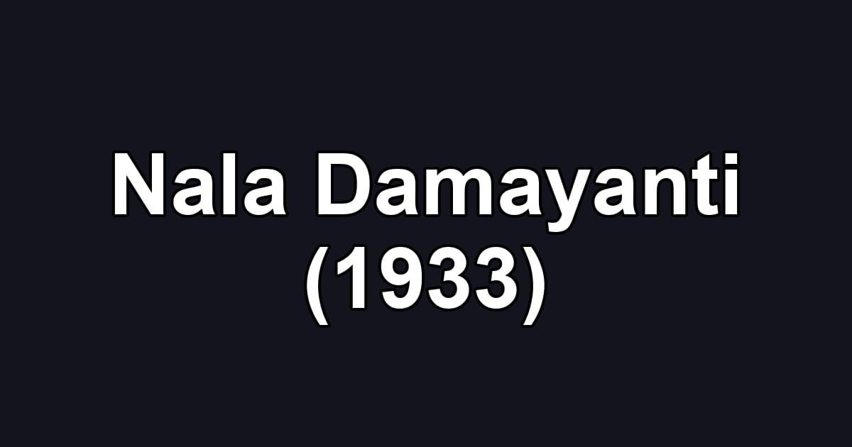 Nala Damayanti (1933)