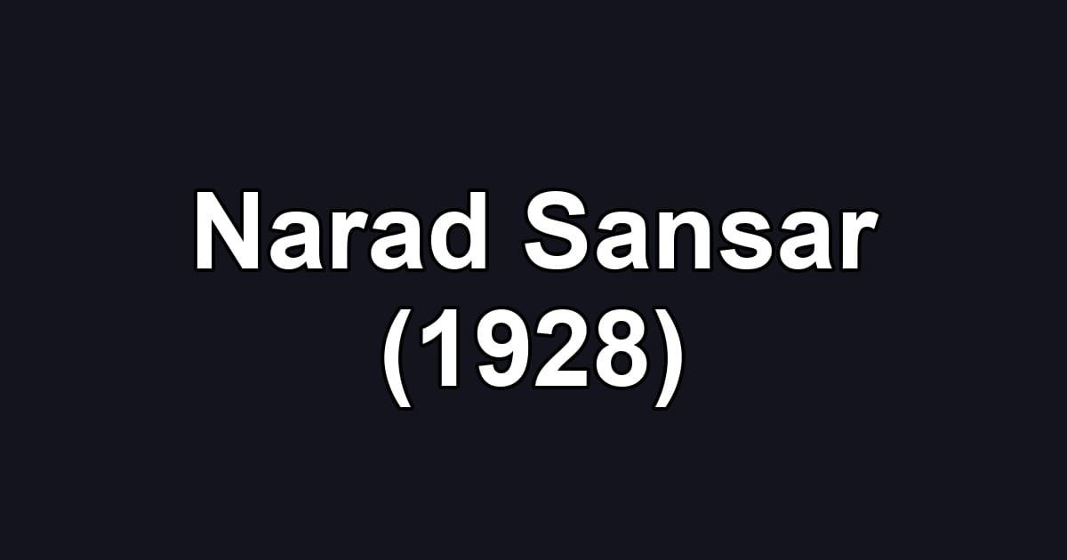 Narad Sansar (1928)