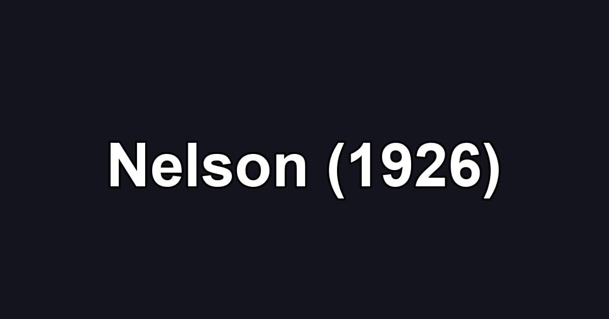 Nelson (1926)