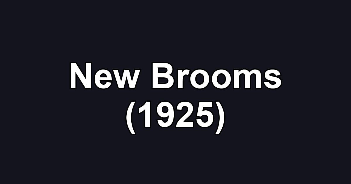 New Brooms (1925)