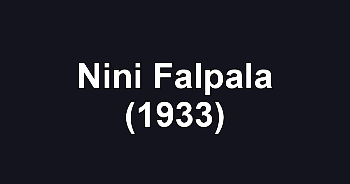 Nini Falpala (1933)