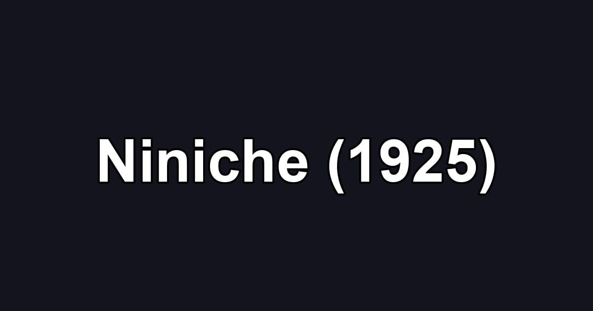 Niniche (1925)