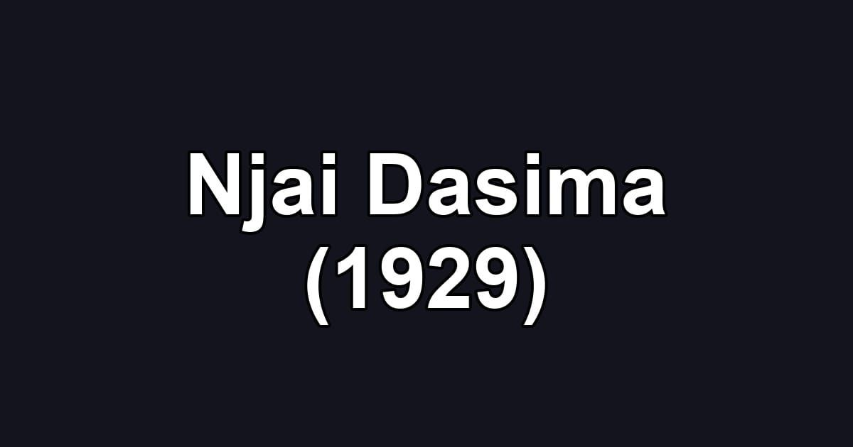 Njai Dasima (1929)