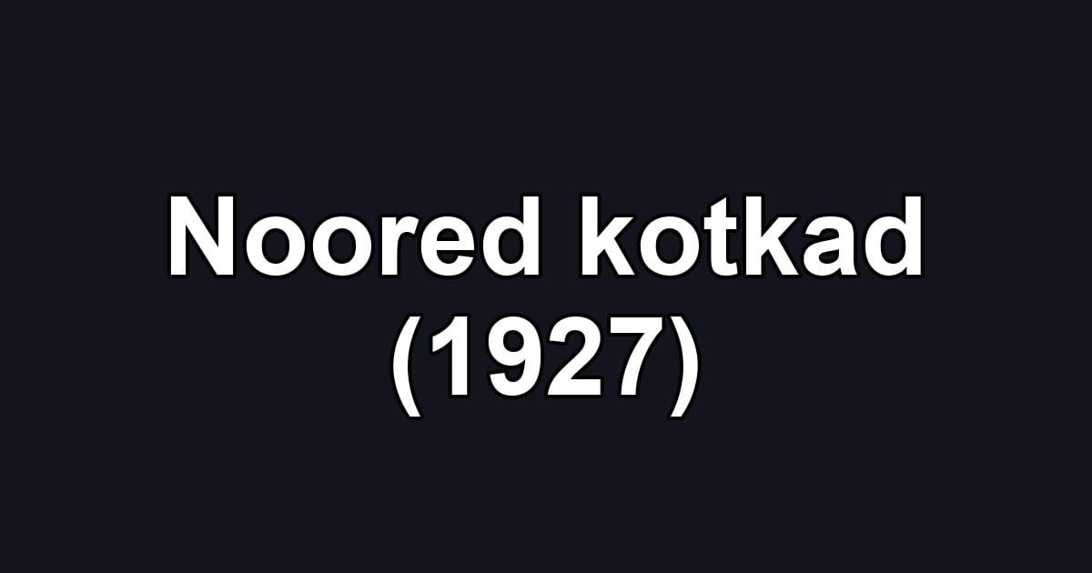 Noored kotkad (1927)