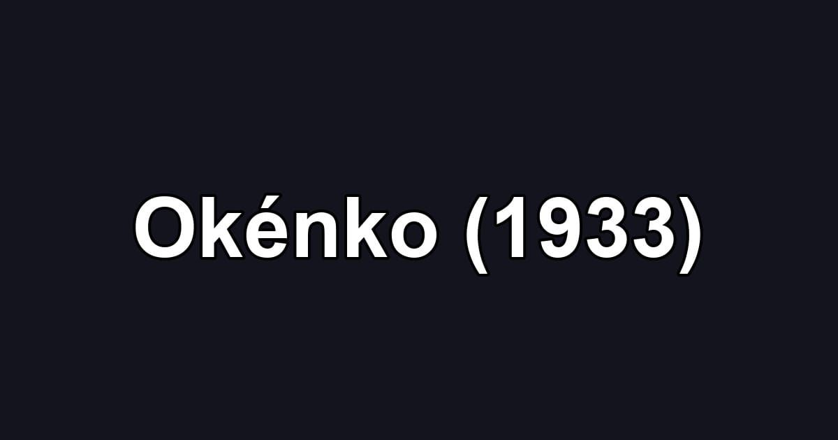 Okénko (1933)