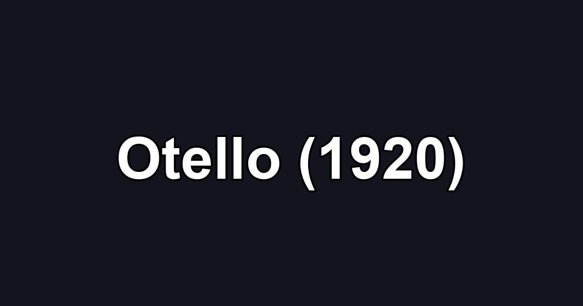 Otello (1920)