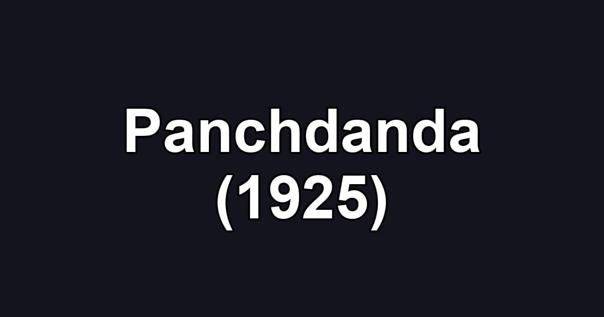Panchdanda (1925)