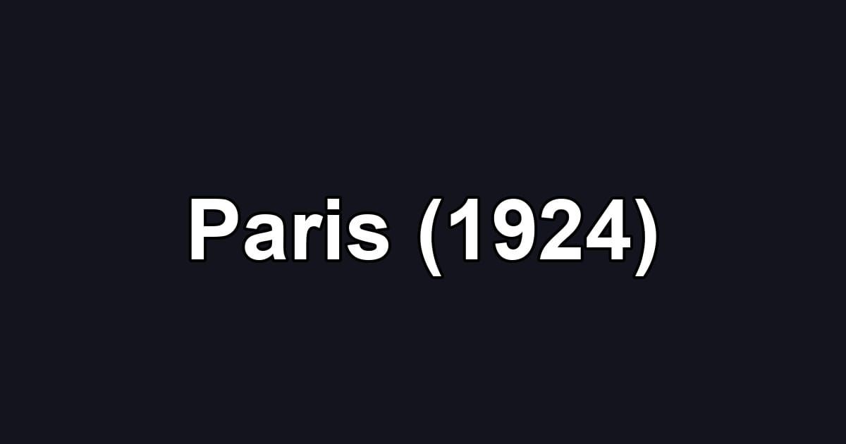 Paris (1924)