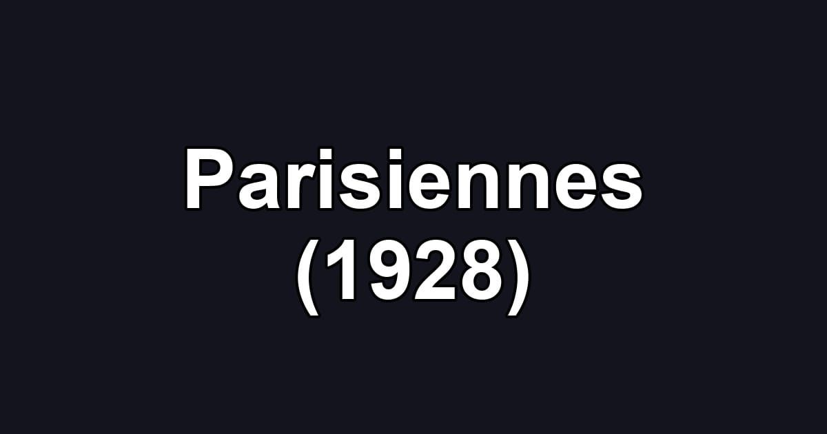 Parisiennes (1928)