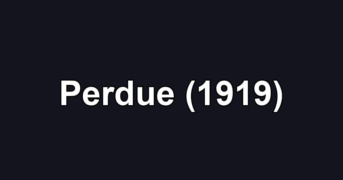 Perdue (1919)