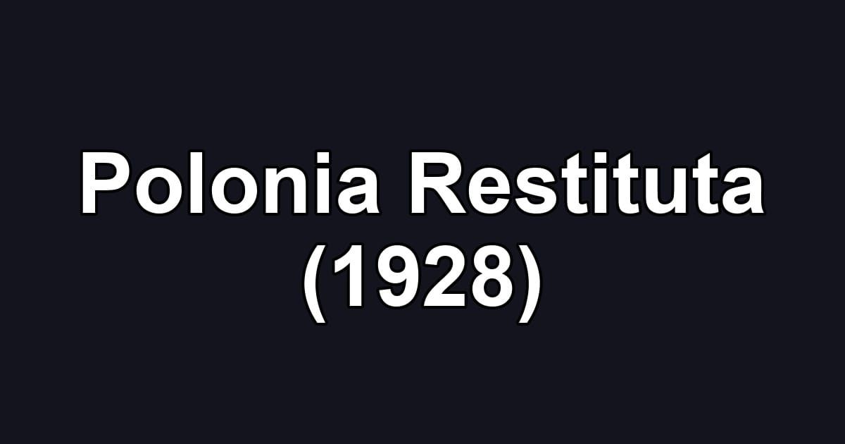 Polonia Restituta (1928)