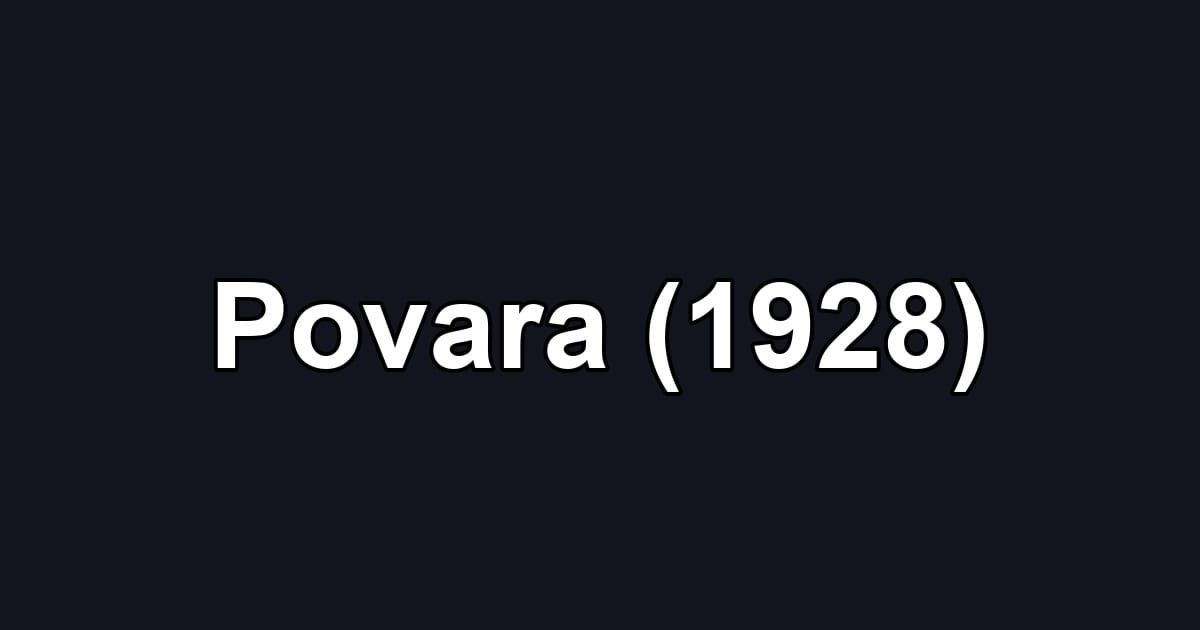 Povara (1928)