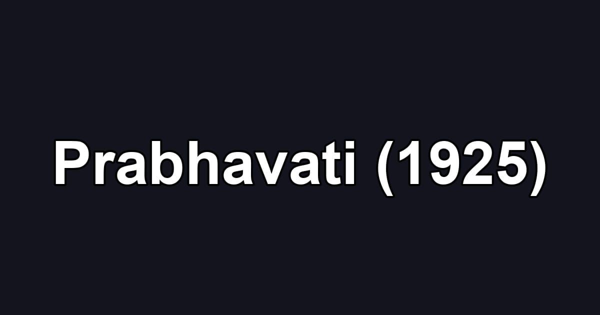 Prabhavati (1925)