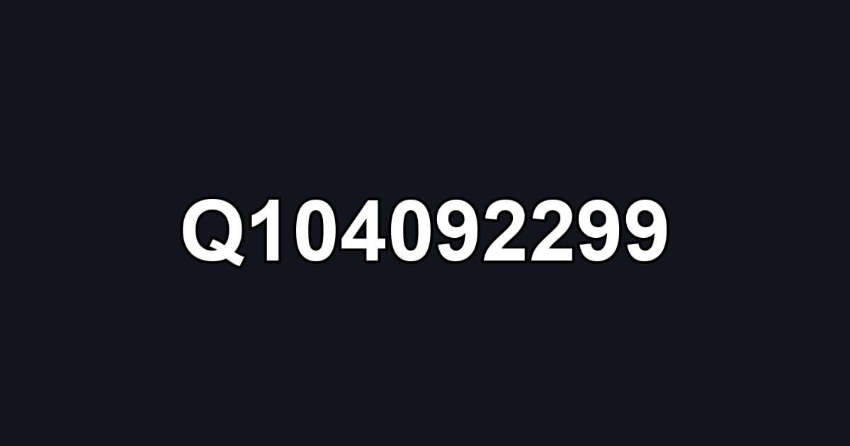 Q104092299