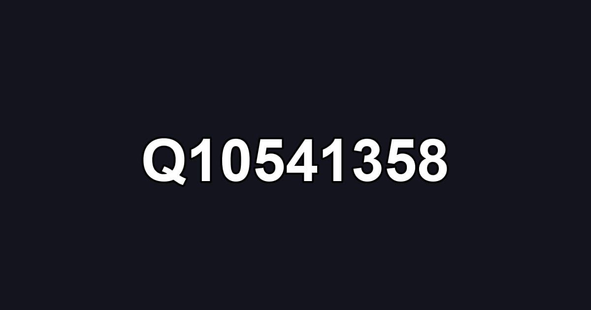 Q10541358
