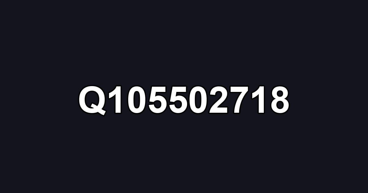 Q105502718