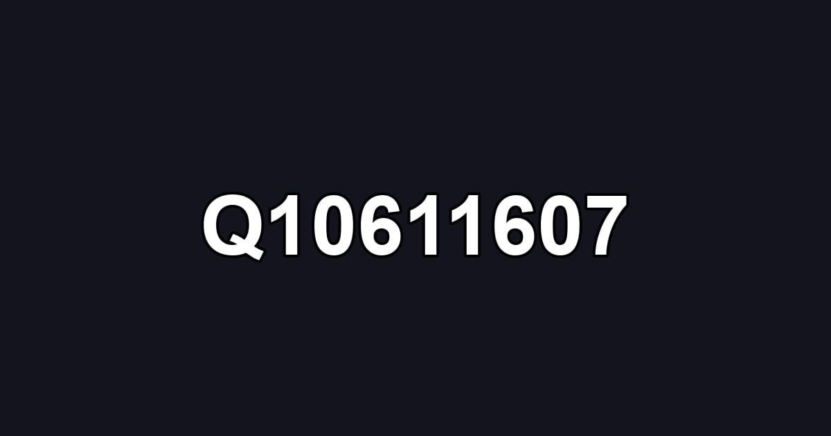 Q10611607