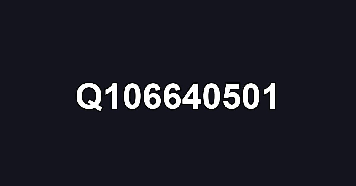 Q106640501