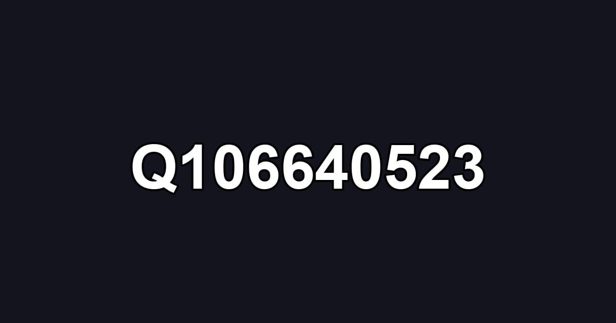 Q106640523