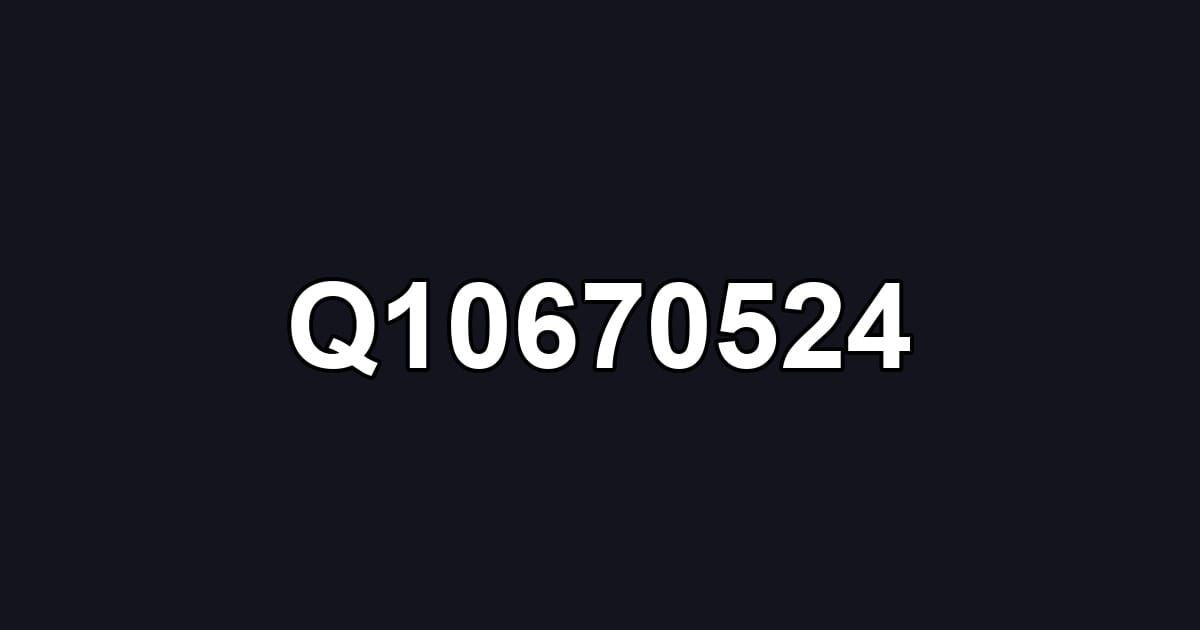 Q10670524
