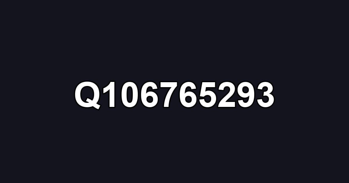 Q106765293