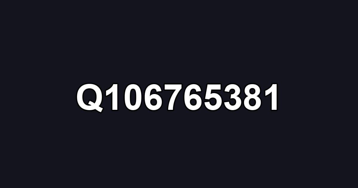 Q106765381