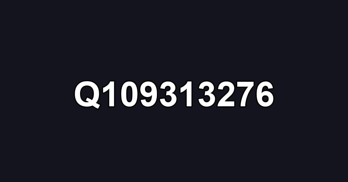 Q109313276