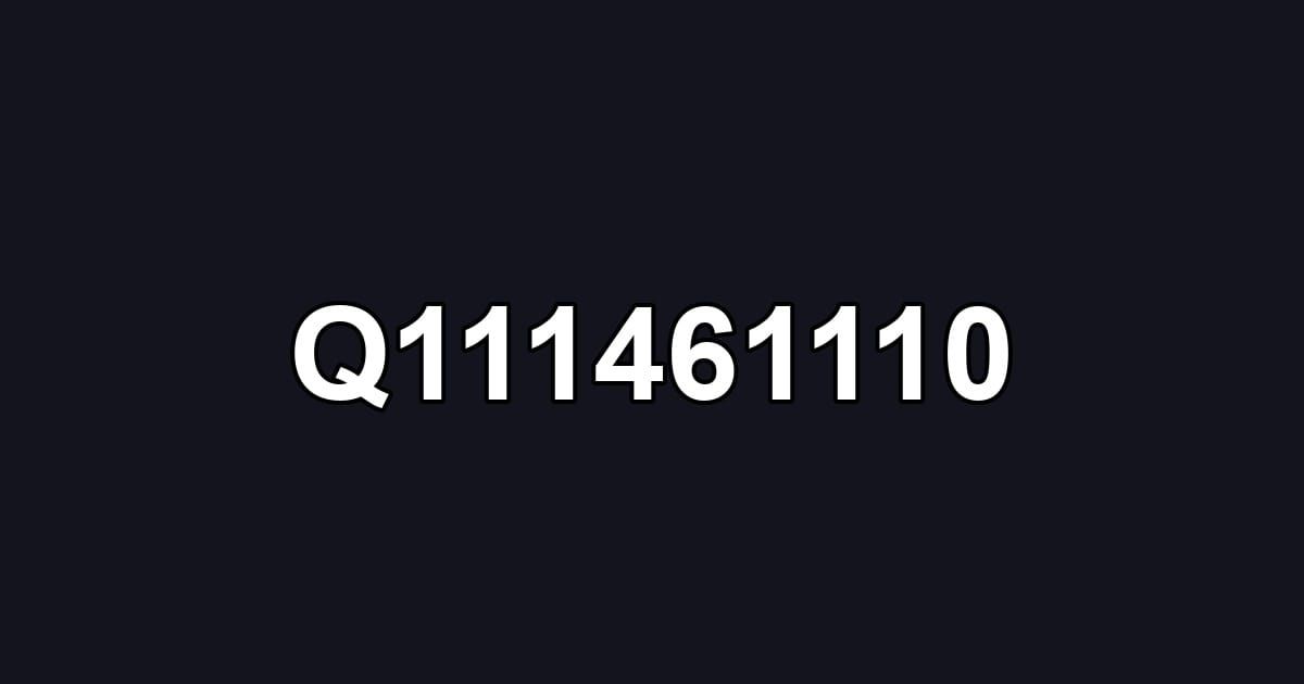 Q111461110