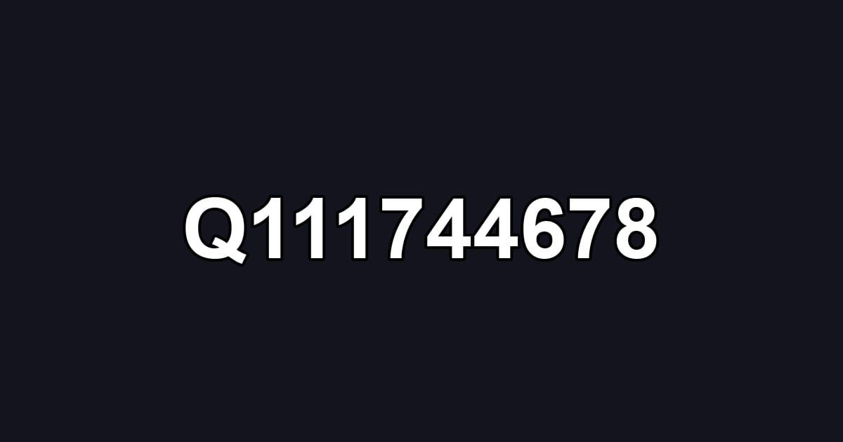 Q111744678
