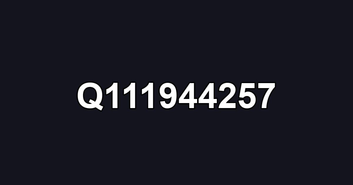 Q111944257