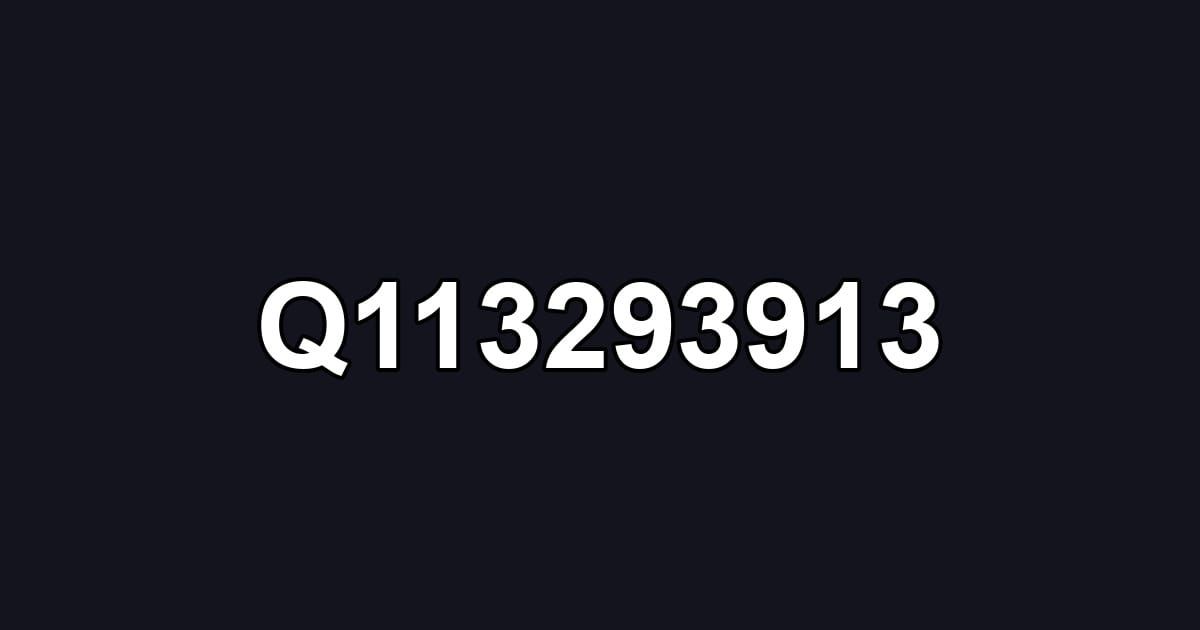 Q113293913