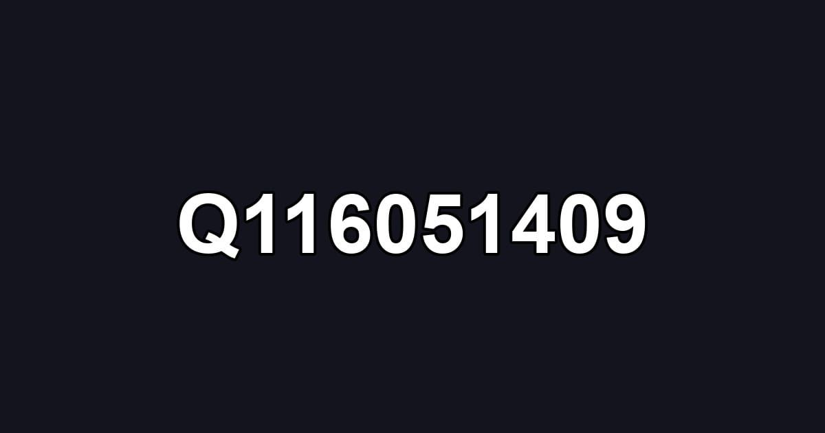 Q116051409