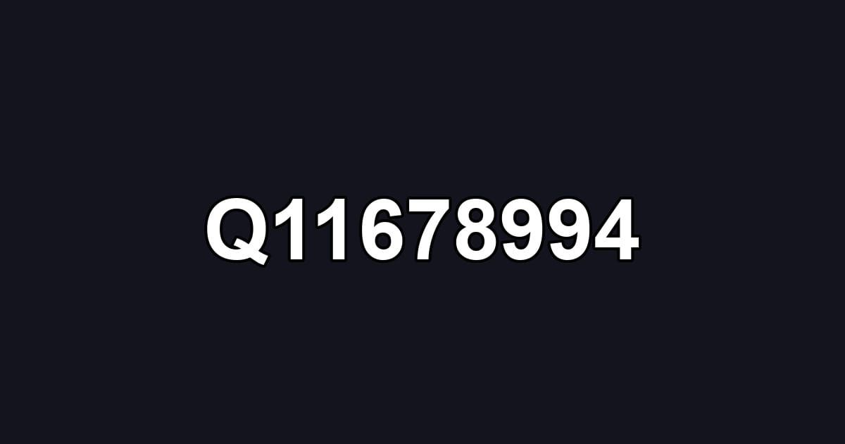 Q11678994